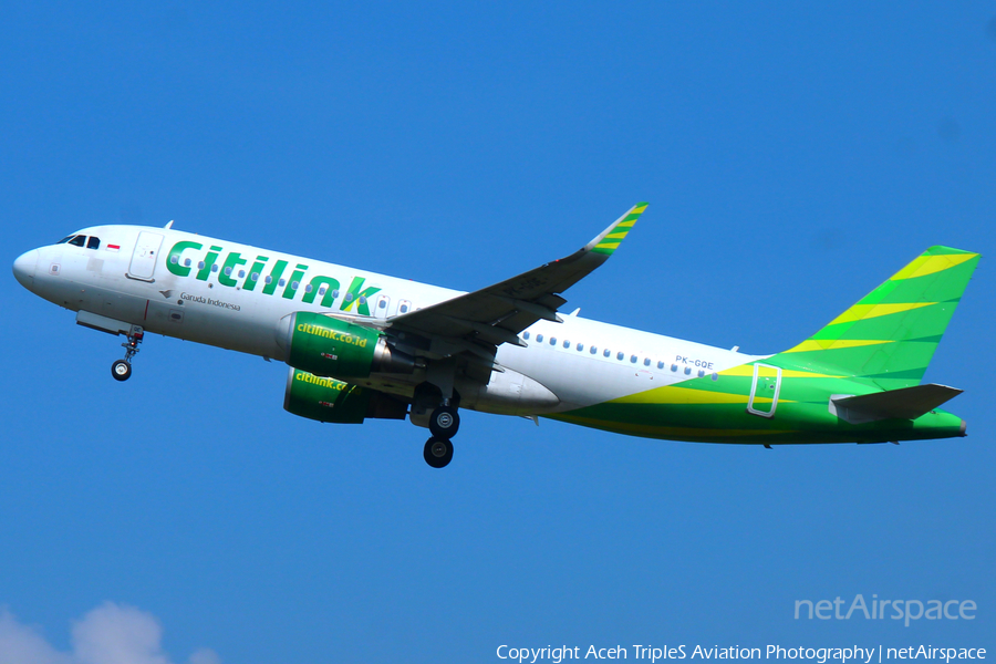 Citilink Garuda Indonesia Airbus A320-214 (PK-GQE) | Photo 632104