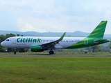 Citilink Garuda Indonesia Airbus A320-214 (PK-GQF) at  Banda Aceh - Sultan Iskandar Muda International, Indonesia