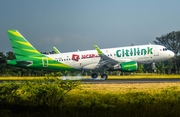 Citilink Garuda Indonesia Airbus A320-214 (PK-GQG) at  Adisumarmo International, Indonesia