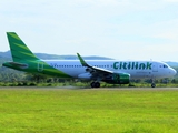 Citilink Garuda Indonesia Airbus A320-214 (PK-GQI) at  Banda Aceh - Sultan Iskandar Muda International, Indonesia