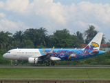 Citilink Garuda Indonesia Airbus A320-214 (PK-GQI) at  Palembang - Sultan Mahmud Badaruddin II International, Indonesia