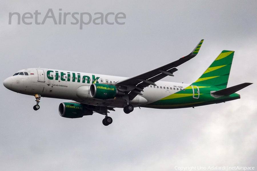 Citilink Garuda Indonesia Airbus A320-214 (PK-GQK) | Photo 636444