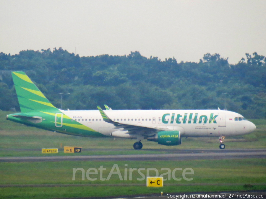 Citilink Garuda Indonesia Airbus A320-214 (PK-GQL) | Photo 622403