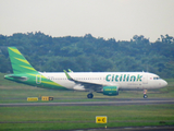 Citilink Garuda Indonesia Airbus A320-214 (PK-GQL) at  Palembang - Sultan Mahmud Badaruddin II International, Indonesia