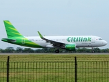 Citilink Garuda Indonesia Airbus A320-214 (PK-GQM) at  Medan - Kualanamu International, Indonesia