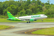 Citilink Garuda Indonesia Airbus A320-214 (PK-GQO) at  Balikpapan Sepinggan - International, Indonesia