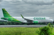 Citilink Garuda Indonesia Airbus A320-214 (PK-GQP) at  Adisumarmo International, Indonesia