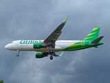 Citilink Garuda Indonesia Airbus A320-214 (PK-GQQ) at  Balikpapan Sepinggan - International, Indonesia