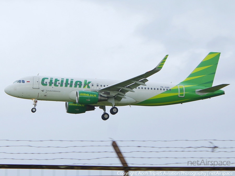 Citilink Garuda Indonesia Airbus A320-214 (PK-GQQ) | Photo 357123