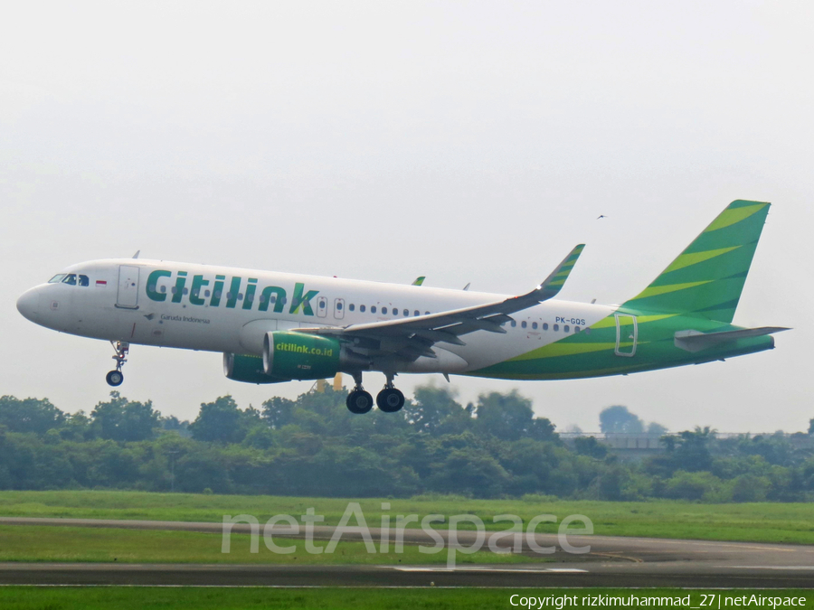 Citilink Garuda Indonesia Airbus A320-214 (PK-GQS) | Photo 622445