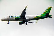 Citilink Garuda Indonesia Airbus A320-214 (PK-GQS) at  Palembang - Sultan Mahmud Badaruddin II International, Indonesia