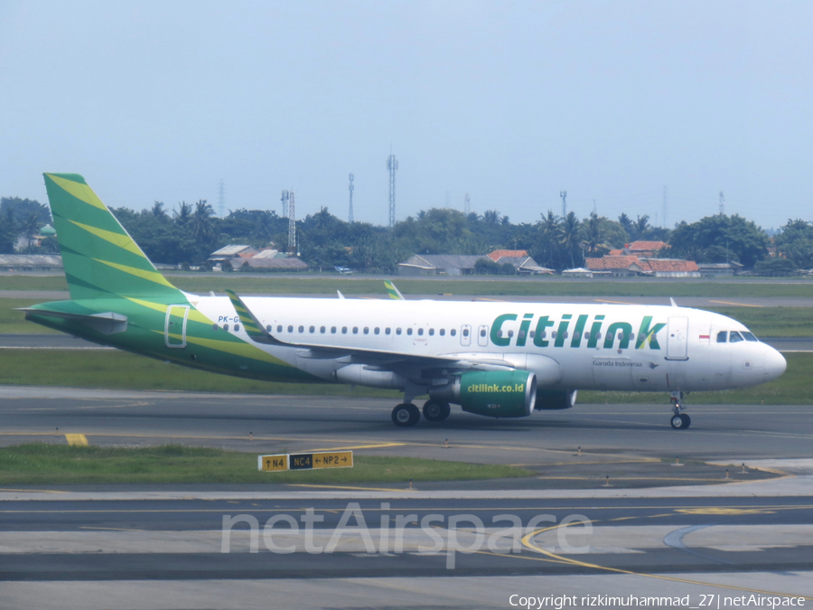 Citilink Garuda Indonesia Airbus A320-214 (PK-GQT) | Photo 624606