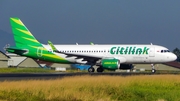 Citilink Garuda Indonesia Airbus A320-214 (PK-GQU) at  Bandung - Husein Sastranegara International, Indonesia