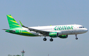 Citilink Garuda Indonesia Airbus A320-214 (PK-GQU) at  Adisumarmo International, Indonesia
