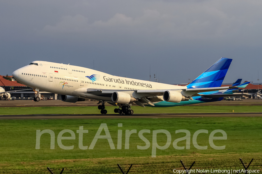 Garuda Indonesia Boeing 747-4U3 (PK-GSG) | Photo 377128