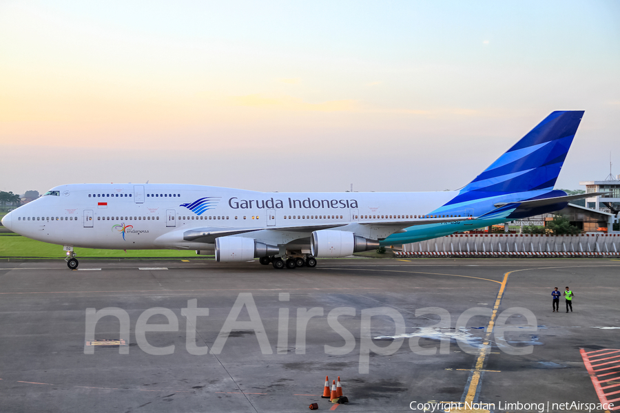 Garuda Indonesia Boeing 747-4U3 (PK-GSG) | Photo 377166