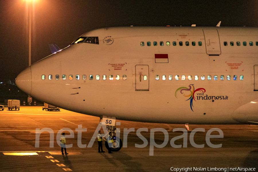 Garuda Indonesia Boeing 747-4U3 (PK-GSG) | Photo 384030