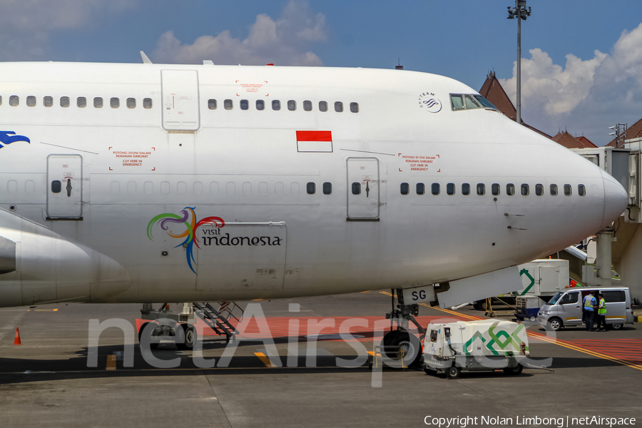 Garuda Indonesia Boeing 747-4U3 (PK-GSG) | Photo 384107
