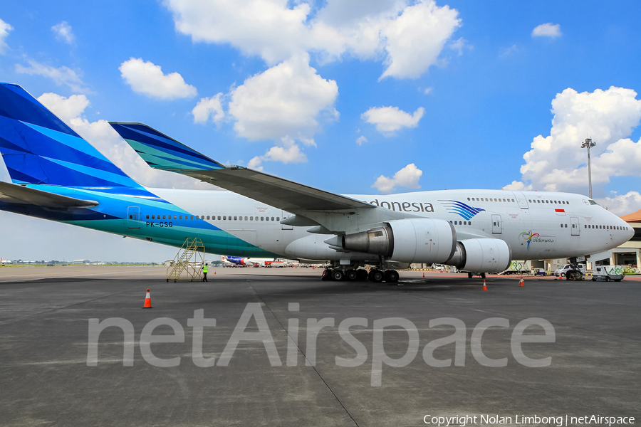 Garuda Indonesia Boeing 747-4U3 (PK-GSG) | Photo 384108