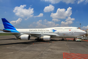 Garuda Indonesia Boeing 747-4U3 (PK-GSG) at  Surabaya - Juanda International, Indonesia