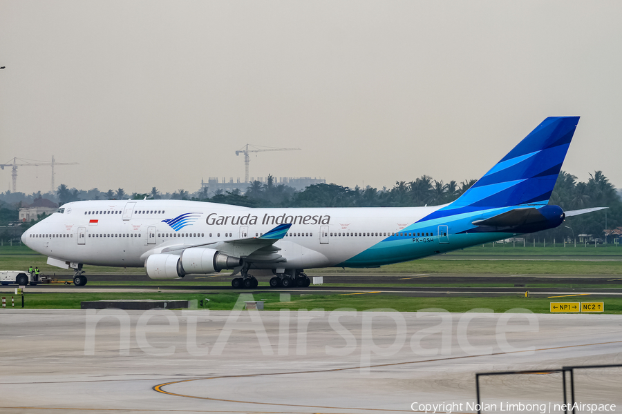 Garuda Indonesia Boeing 747-4U3 (PK-GSH) | Photo 384032