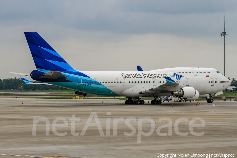 Garuda Indonesia Boeing 747-4U3 (PK-GSH) | Photo 384033