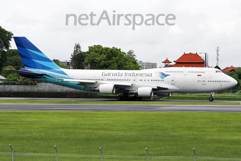 Garuda Indonesia Boeing 747-4U3 (PK-GSH) at  Denpasar/Bali - Ngurah Rai International, Indonesia