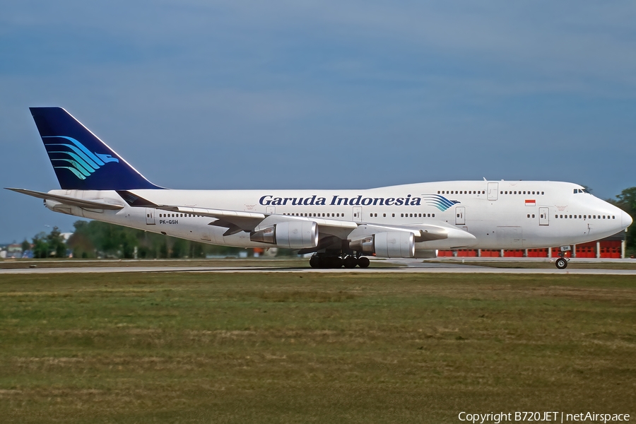 Garuda Indonesia Boeing 747-4U3 (PK-GSH) | Photo 636901