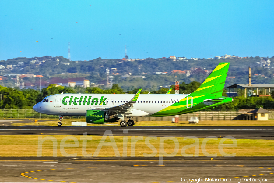 Citilink Garuda Indonesia Airbus A320-251N (PK-GTA) | Photo 440904