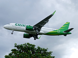 Citilink Garuda Indonesia Airbus A320-251N (PK-GTC) at  Balikpapan Sepinggan - International, Indonesia