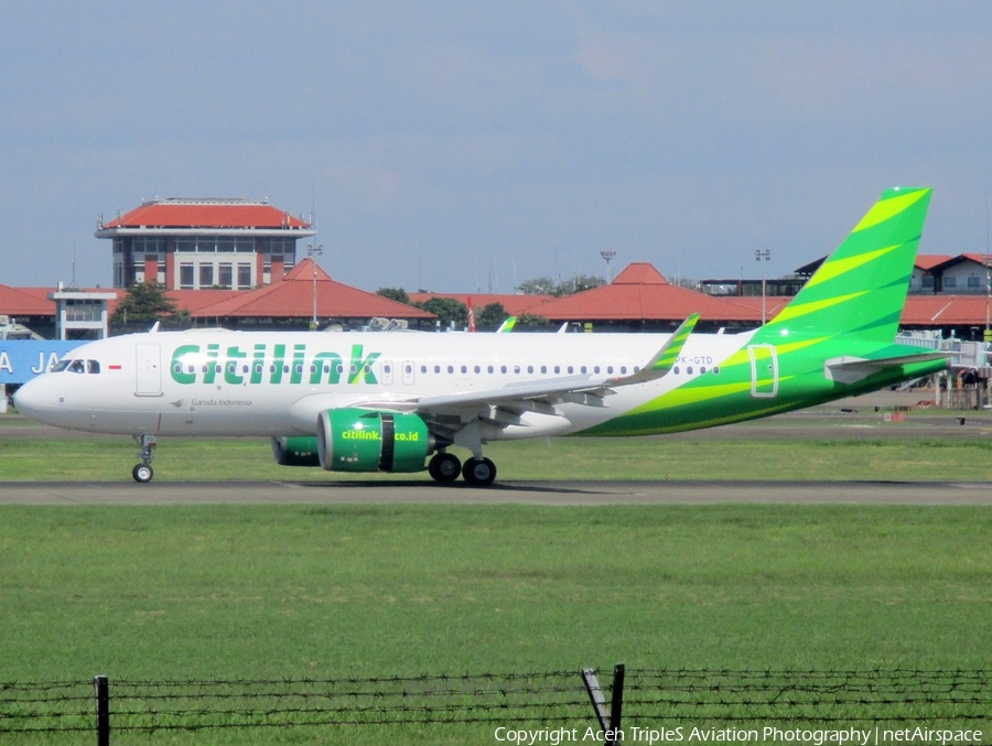 Citilink Garuda Indonesia Airbus A320-251N (PK-GTD) | Photo 208102