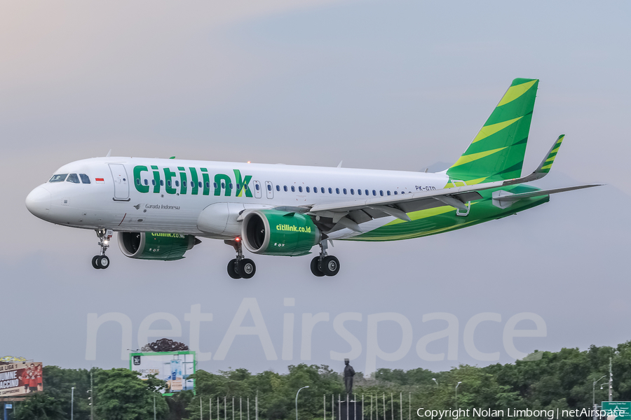 Citilink Garuda Indonesia Airbus A320-251N (PK-GTD) | Photo 468392