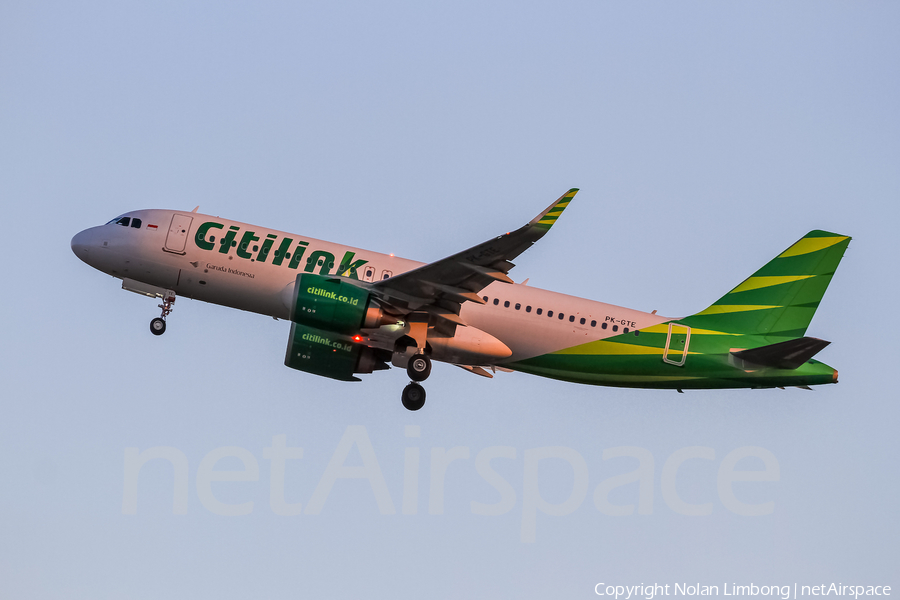 Citilink Garuda Indonesia Airbus A320-251N (PK-GTE) | Photo 424019