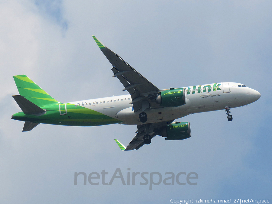 Citilink Garuda Indonesia Airbus A320-251N (PK-GTE) | Photo 678426