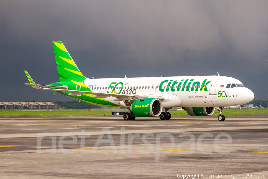 Citilink Garuda Indonesia Airbus A320-251N (PK-GTF) | Photo 440907
