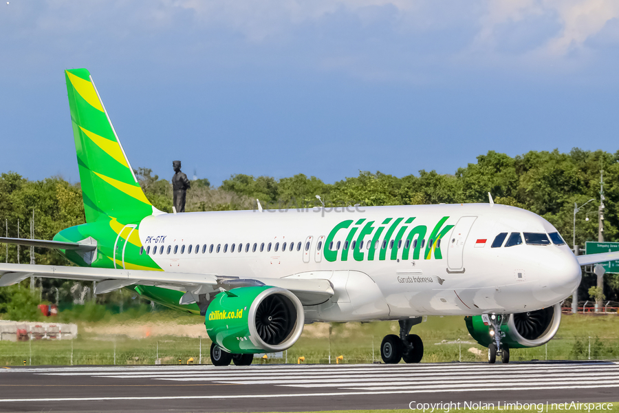 Citilink Garuda Indonesia Airbus A320-251N (PK-GTK) | Photo 540930