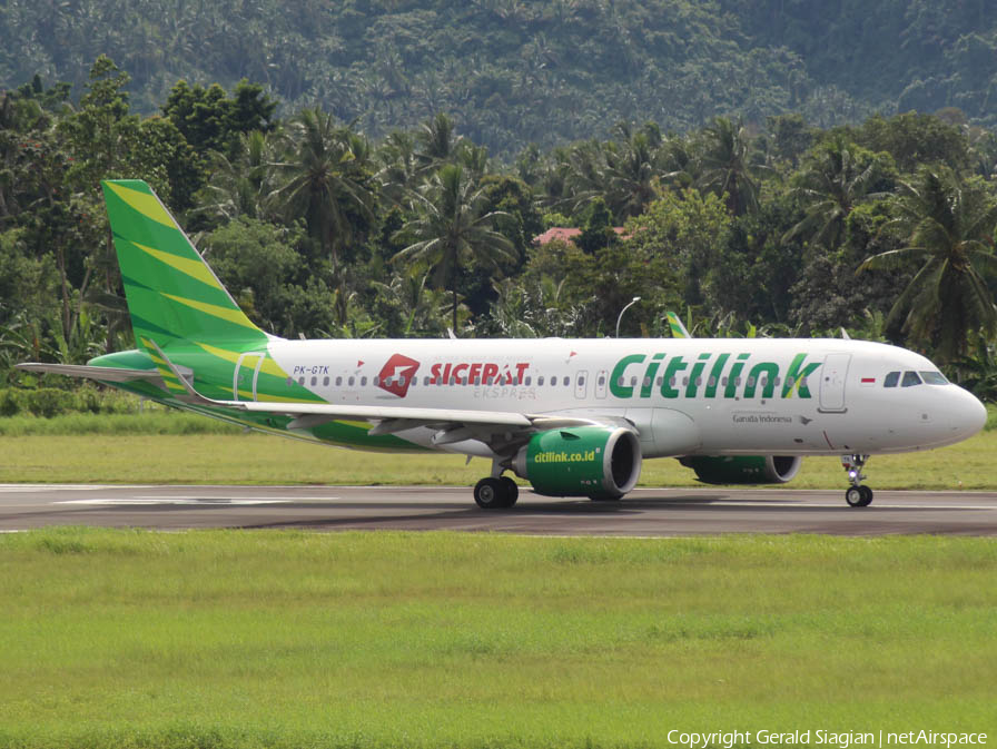 Citilink Garuda Indonesia Airbus A320-251N (PK-GTK) | Photo 459441