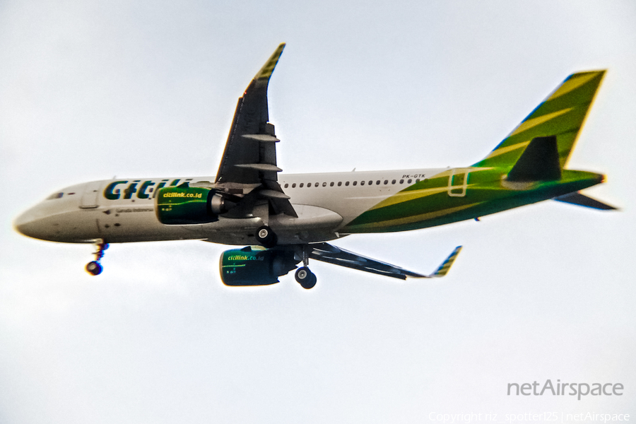 Citilink Garuda Indonesia Airbus A320-251N (PK-GTK) | Photo 659823