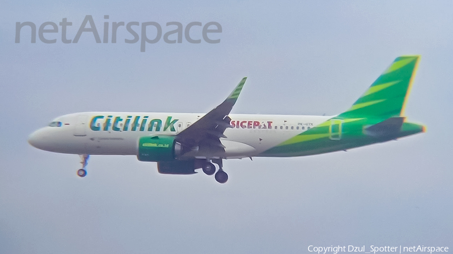 Citilink Garuda Indonesia Airbus A320-251N (PK-GTK) | Photo 524048