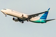 Garuda Indonesia Boeing 737-8SH (PK-GUD) at  Palembang - Sultan Mahmud Badaruddin II International, Indonesia