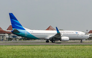 Garuda Indonesia Boeing 737-8SH (PK-GUD) at  Adisumarmo International, Indonesia