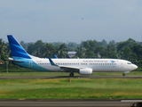 Garuda Indonesia Boeing 737-8SH (PK-GUE) at  Palembang - Sultan Mahmud Badaruddin II International, Indonesia