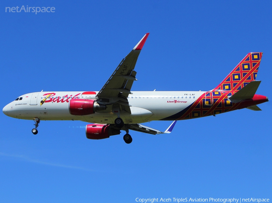 Batik Air Airbus A320-214 (PK-LAF) | Photo 309593