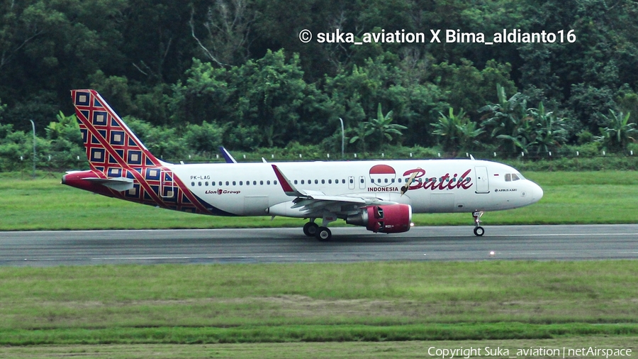 Batik Air Airbus A320-214 (PK-LAG) | Photo 463719