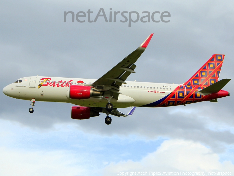 Batik Air Airbus A320-214 (PK-LAI) | Photo 247047