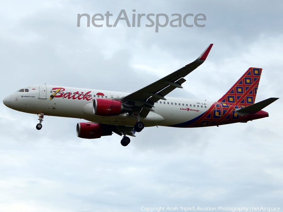 Batik Air Airbus A320-214 (PK-LAI) | Photo 256563