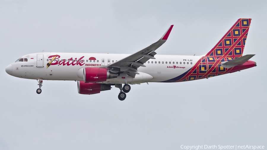 Batik Air Airbus A320-214 (PK-LAI) | Photo 309007