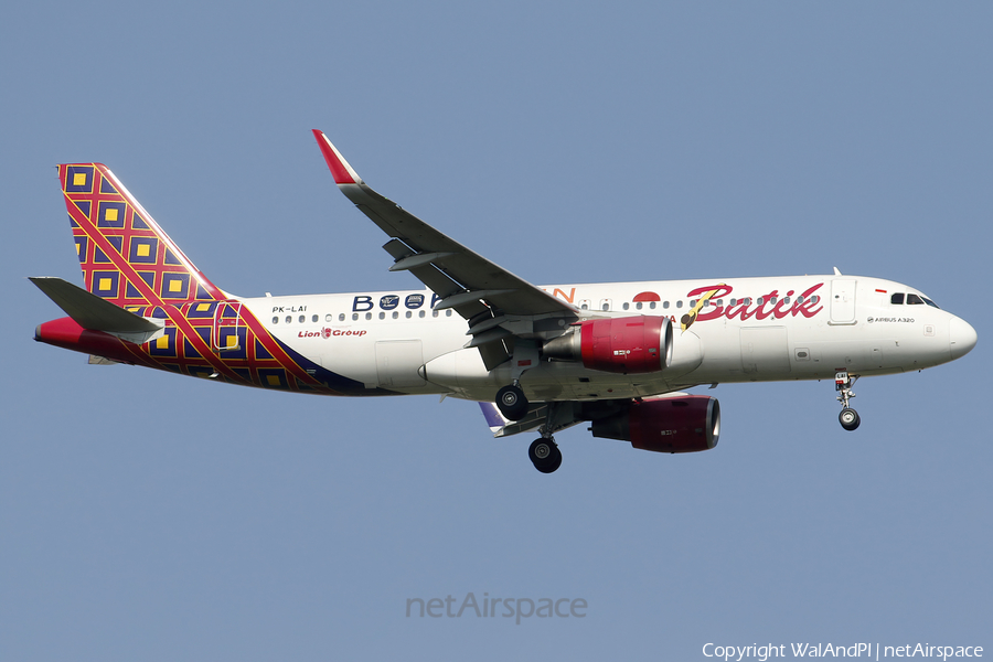 Batik Air Airbus A320-214 (PK-LAI) | Photo 613221