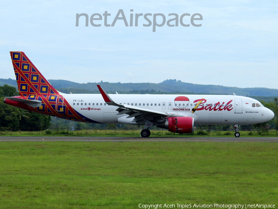 Batik Air Airbus A320-214 (PK-LAL) | Photo 280366