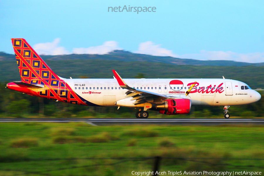 Batik Air Airbus A320-214 (PK-LAO) | Photo 632422